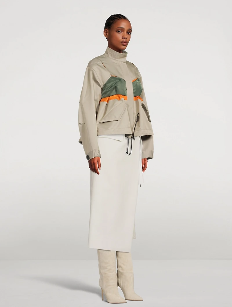 Cotton Gabardine Mix Jacket