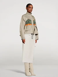 Cotton Gabardine Mix Jacket