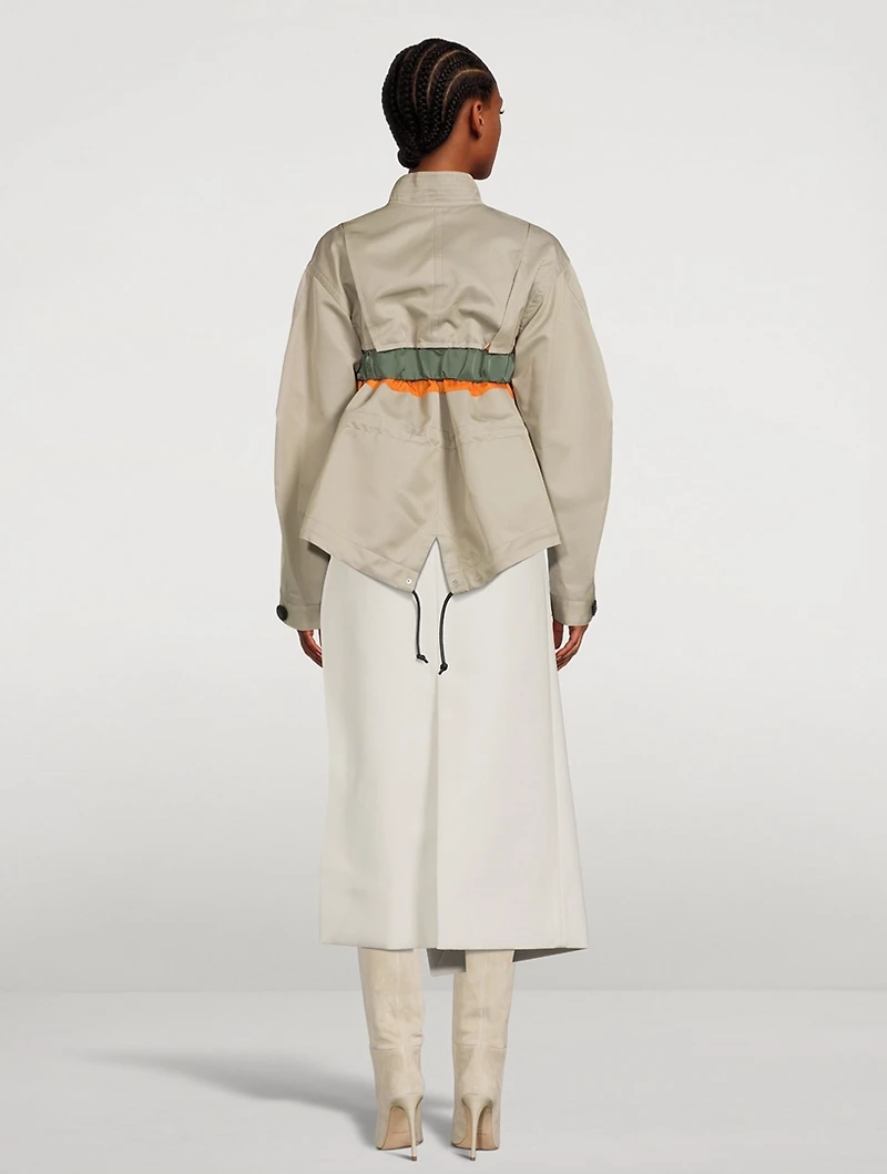 Cotton Gabardine Mix Jacket