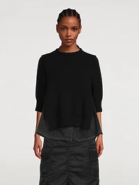 Denim And Wool Shirt