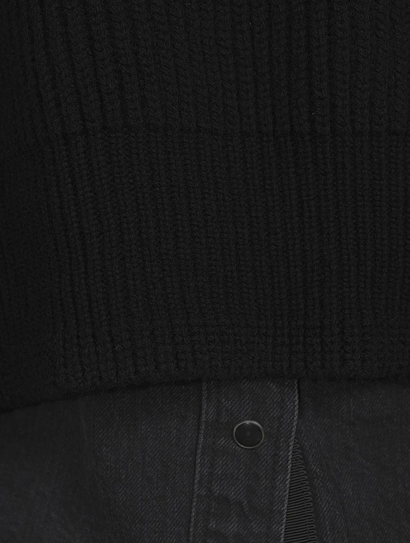 Denim And Wool Shirt
