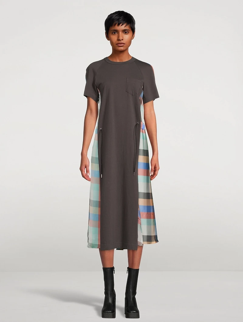 Drawstring T-Shirt Dress