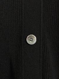 Satin Mix Wool Cardigan