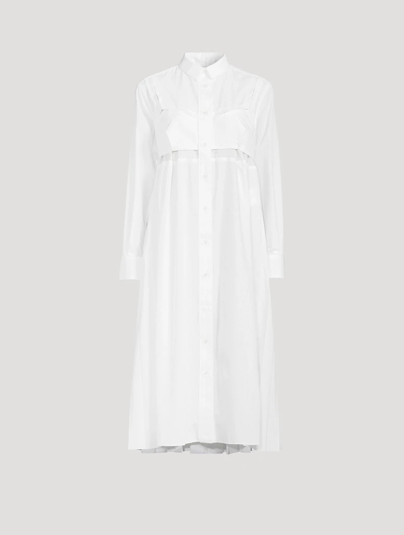 Poplin Shirt Dress