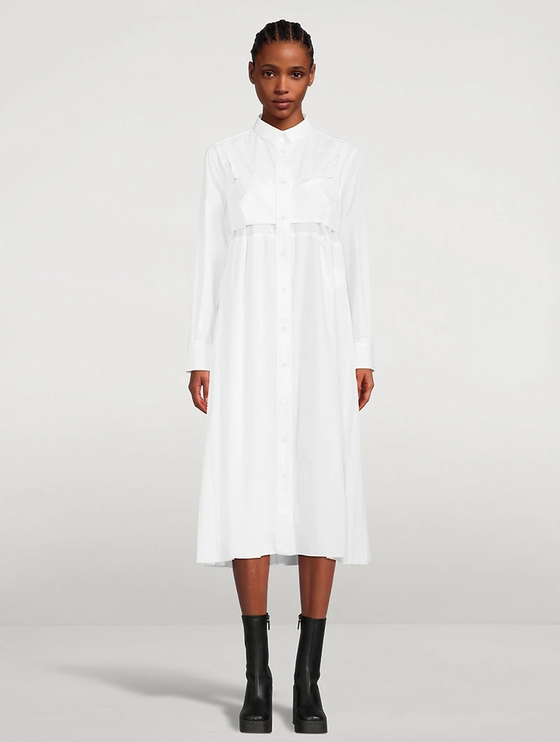 Poplin Shirt Dress