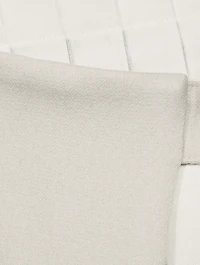 Wool Melton Midi Skirt