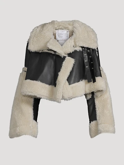 Faux Shearling Blouson