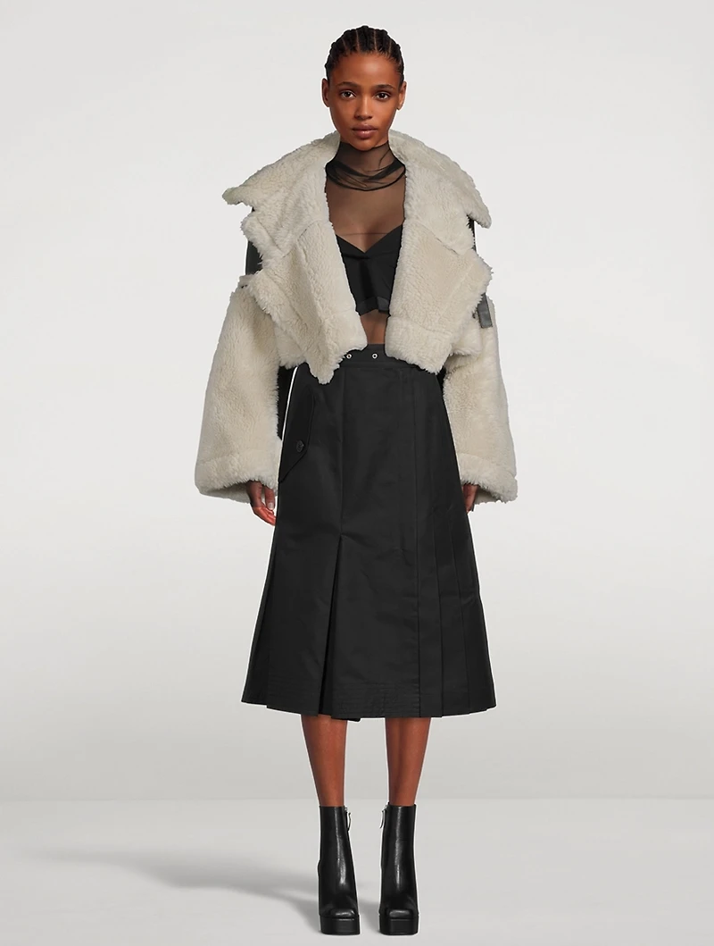 Faux Shearling Blouson
