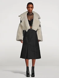 Faux Shearling Blouson