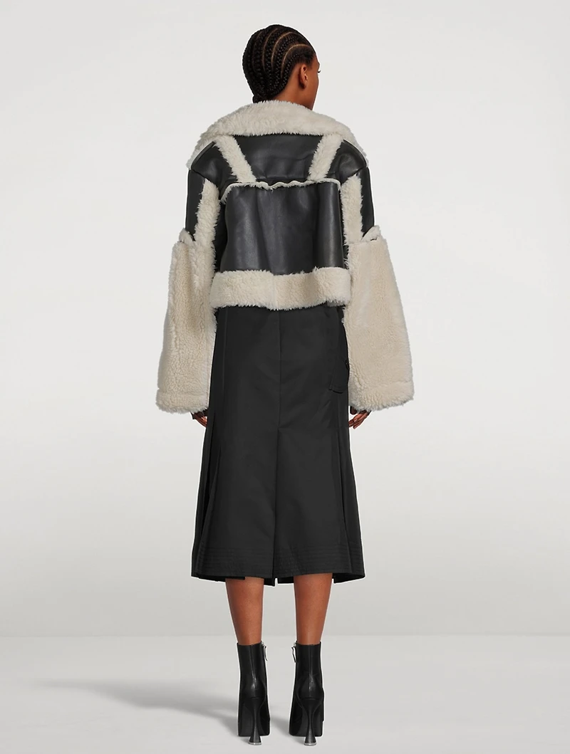 Faux Shearling Blouson