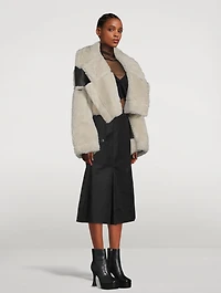 Faux Shearling Blouson