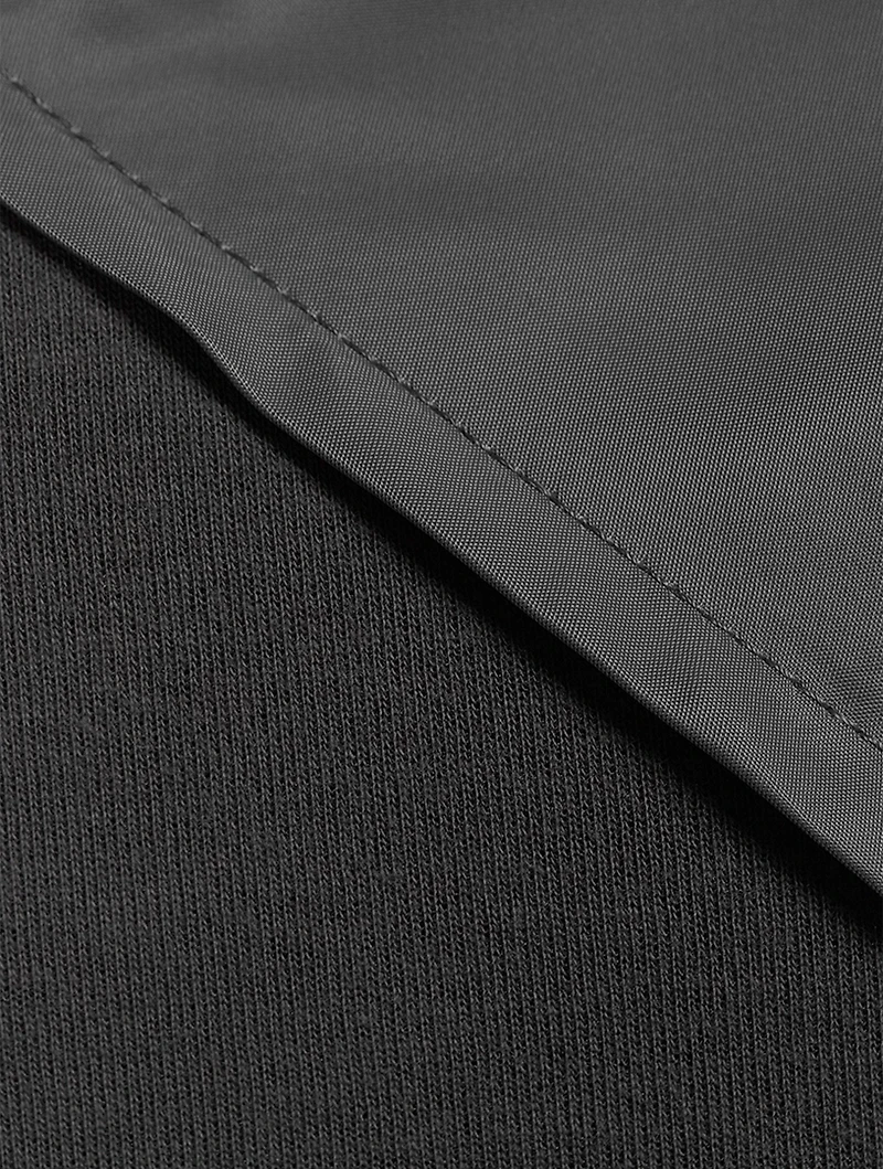 Nylon Twill x Sponge Sweat Pullover