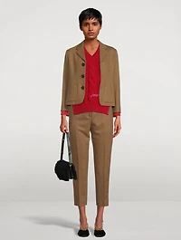 Cropped Wool Jacket
