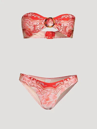 Lyre Bandeau Bikini Set
