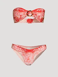 Lyre Bandeau Bikini Set