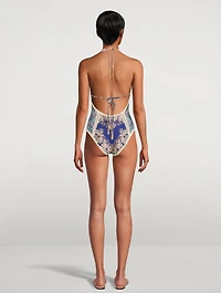 Anneke Keyhole Halter One-Piece Swimsuit