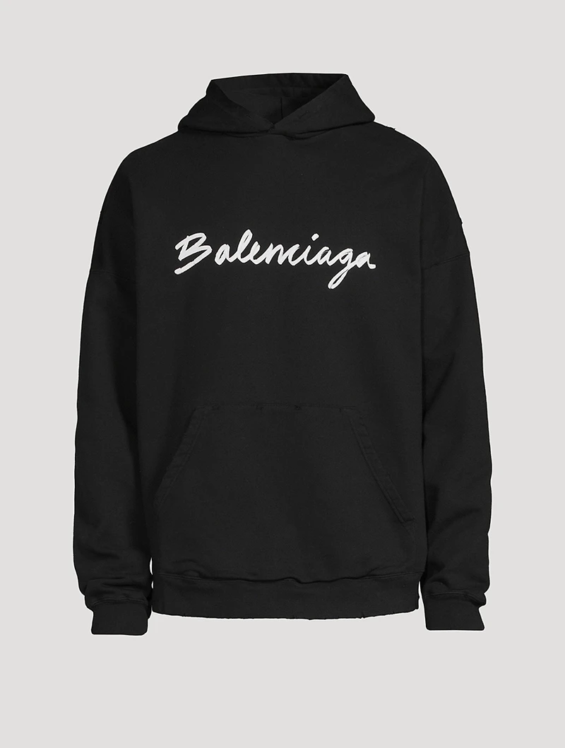 Brush Logo Oversized Hoodie