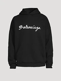 Brush Logo Oversized Hoodie