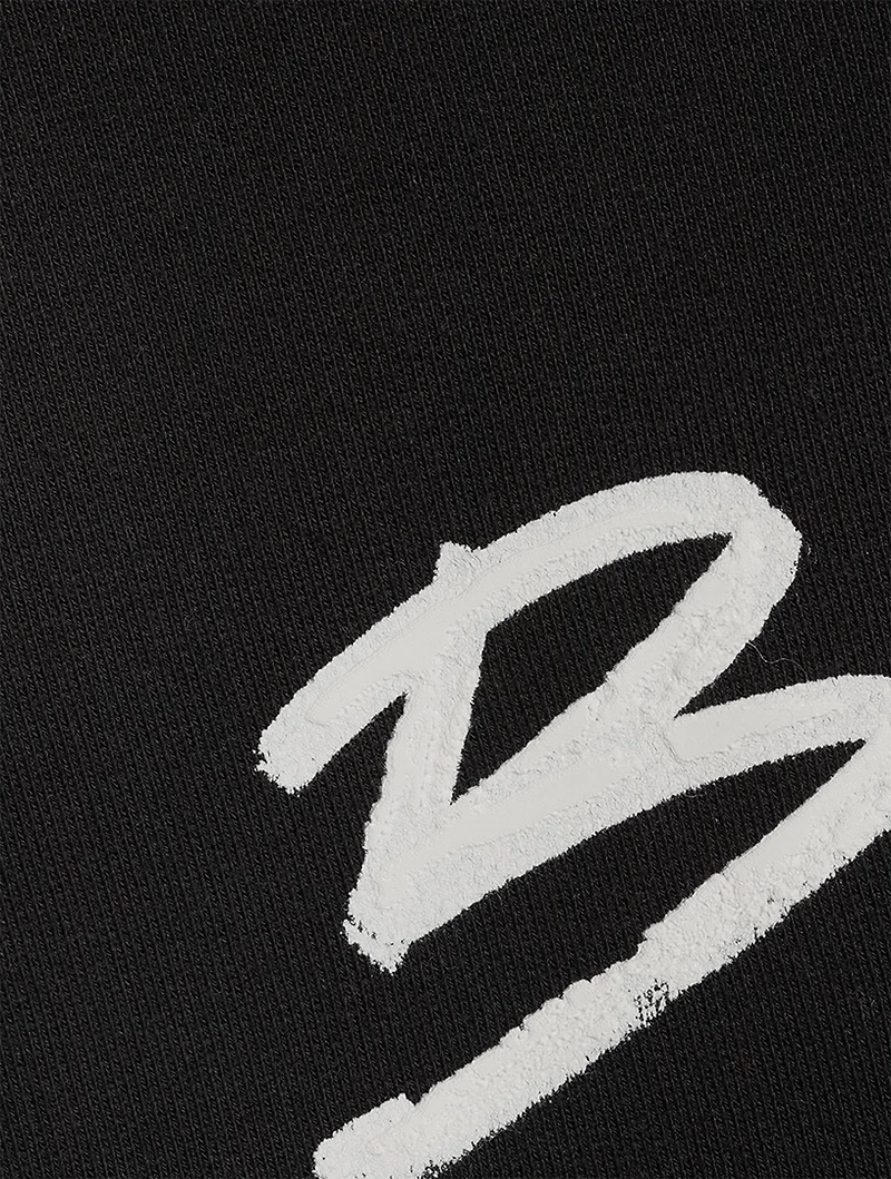 Brush Logo Oversized Hoodie