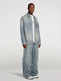 3B Sports Oversized Denim Jacket