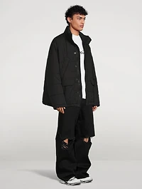 Washed Cotton Poplin Light Parka