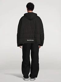 Washed Cotton Poplin Light Parka