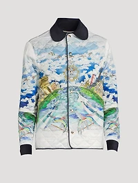 Quilted Hunting Jacket Le Vol Ideal Print