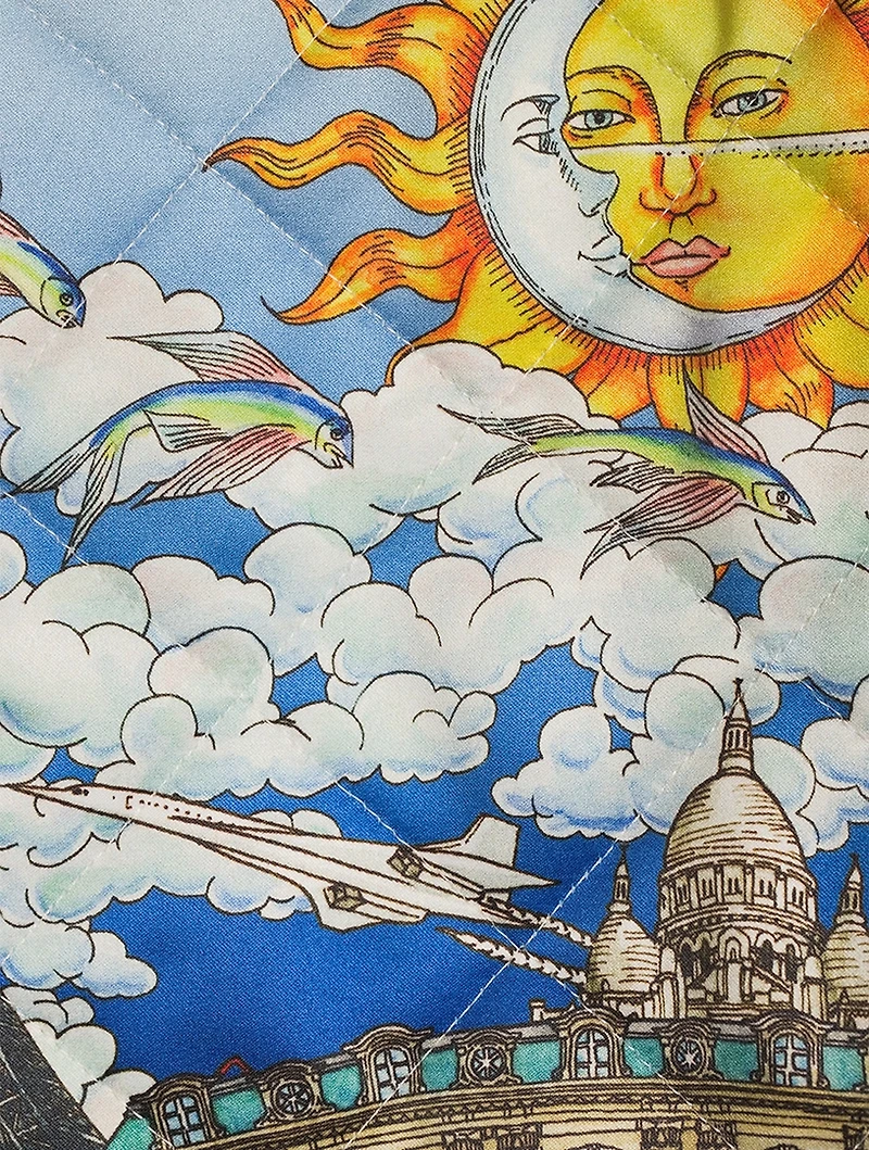 Quilted Hunting Jacket Le Vol Ideal Print