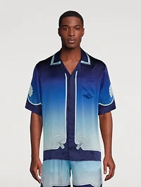Archway Place Vendome Silk Short-Sleeve Shirt