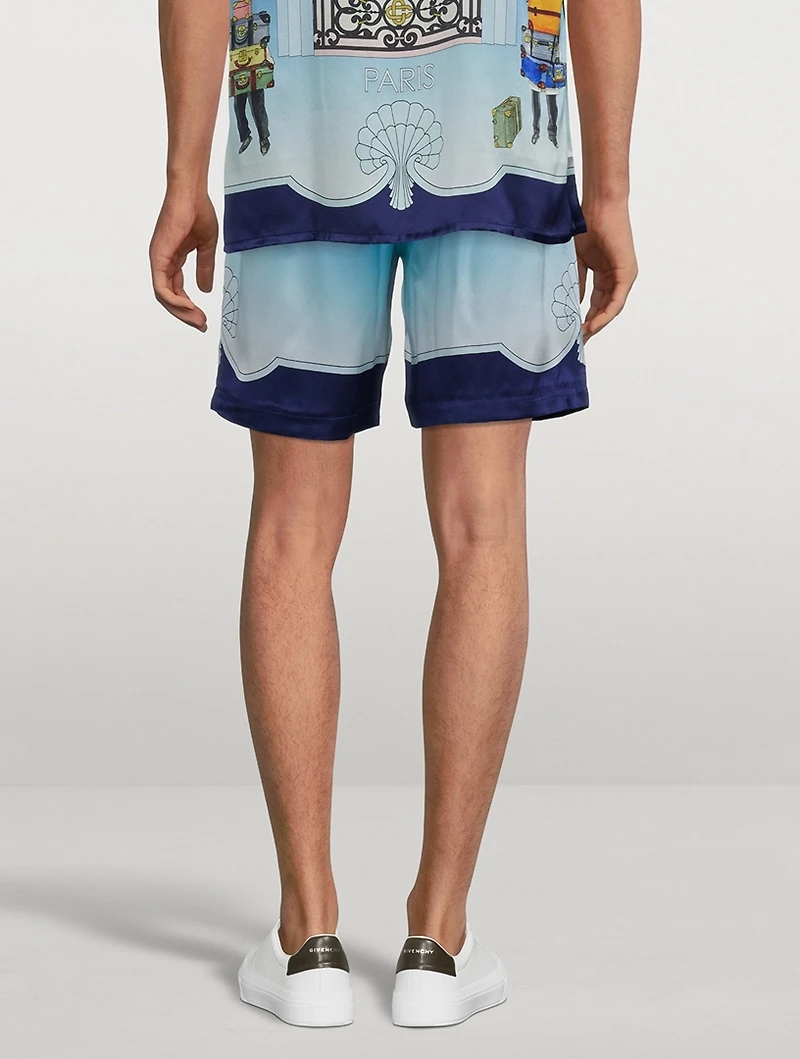 Archway Place Vendome Silk Shorts