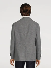 Wool And Cashmere Double-Breasted Coat