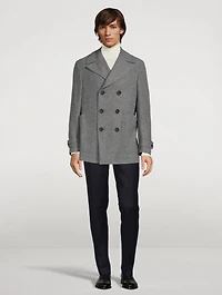 Wool And Cashmere Double-Breasted Coat