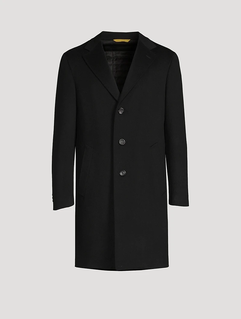 Kei Wool And Cashmere Single-Breasted Coat