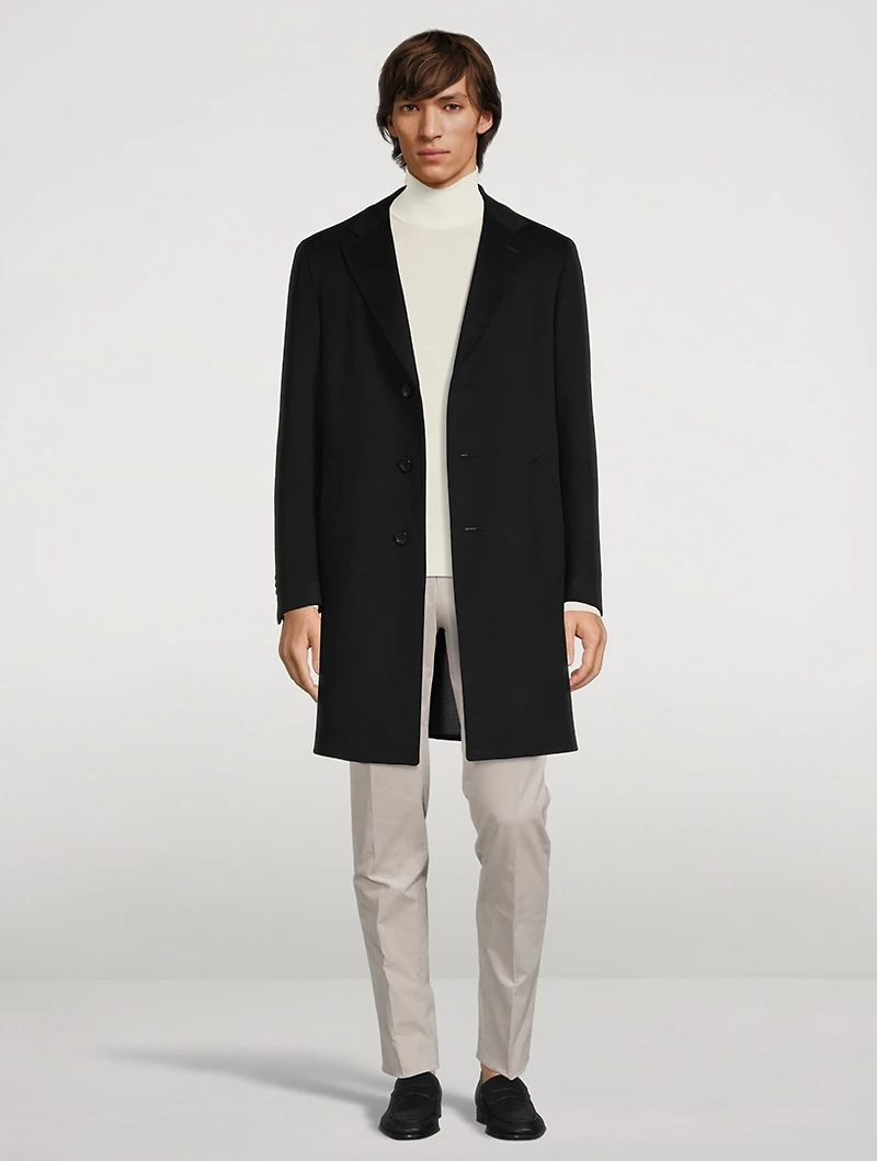 Kei Wool And Cashmere Single-Breasted Coat