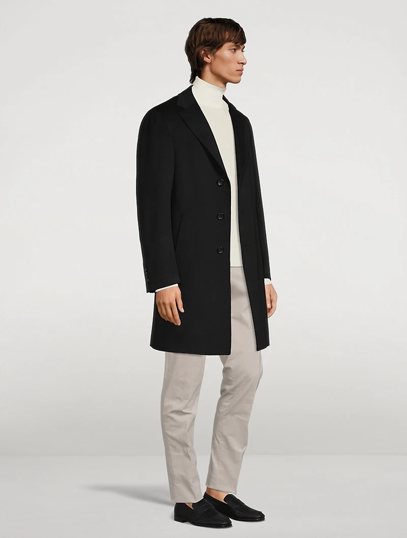 Kei Wool And Cashmere Single-Breasted Coat