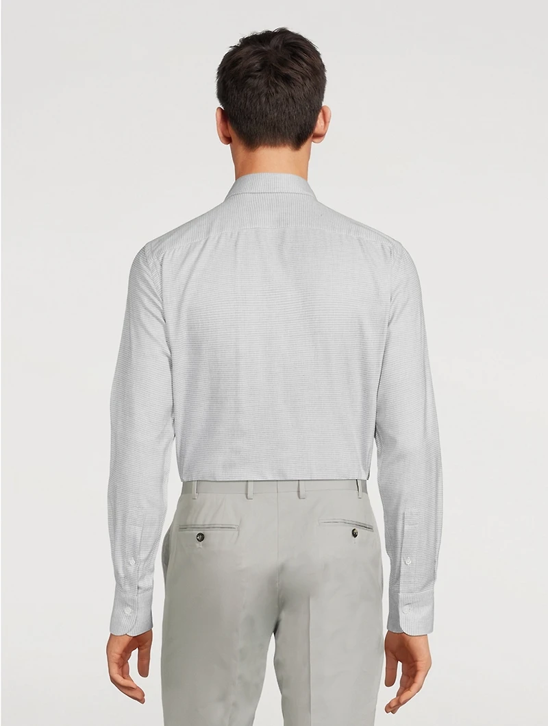 Cotton-Blend Sport Shirt