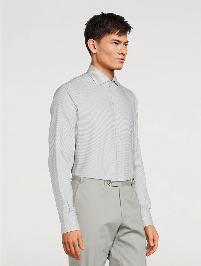 Cotton-Blend Sport Shirt
