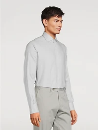 Cotton-Blend Sport Shirt