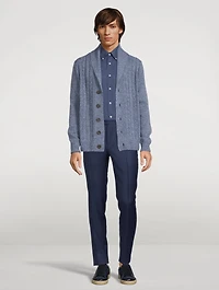 Cotton Melange Sport Shirt