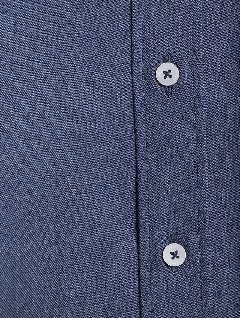 Cotton Melange Sport Shirt