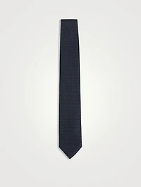 Silk Micro Geometric Tie