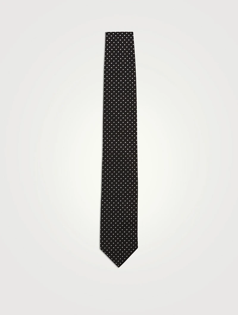 Silk Dotted Tie