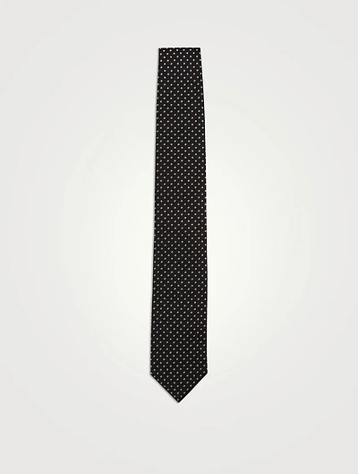 Silk Dotted Tie