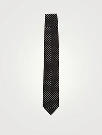 Silk Dotted Tie