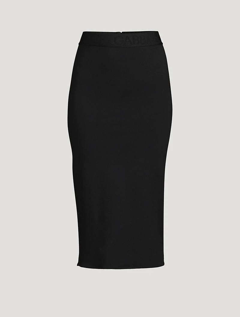 Jersey Pencil Skirt