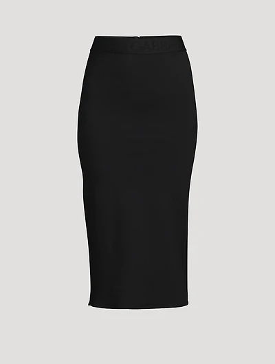 Jersey Pencil Skirt
