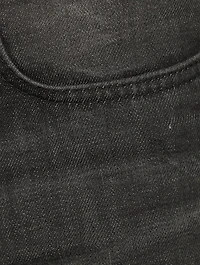 Cut-Up Denim Mini Skirt