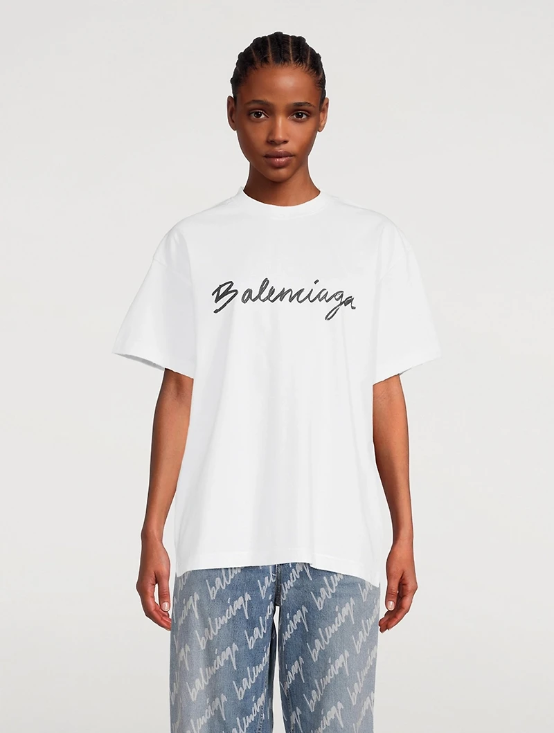 Brush Logo Medium-Fit T-Shirt