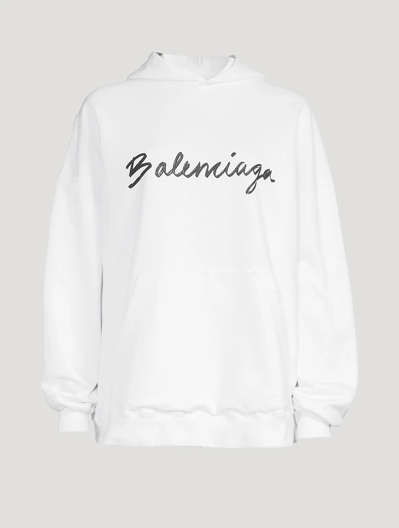 Brush Logo Oversized Hoodie