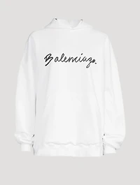 Brush Logo Oversized Hoodie